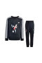 Crew Set Children's Daily Tracksuit Set Kc8429 Black - 3