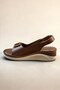 Women - Girls - Anatomical Confort Comfortable Daily Sandals Model - Brown - 2