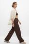 Brown Wide Leg Pants 8561A - 2