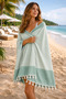 Hürrem 100% Cotton Peshtemal 90X170 Large Size Beach Towel Bath Peshtemal - 2