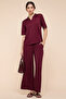 Textured Polo T-Shirt with Short Sleeves - 2