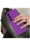 Samsung Galaxy S26 Plus Compatible Case with Velvet Inside, Erasable Launch Case, Deep Purple - 2