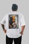 32 Cats for the Sake of Cat Love Printed White Oversize T-Shirt 100% Cotton Unisex Cat Lover Premium Design - 2