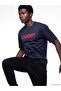 Navy Blue Loose Fit Men's T-Shirt