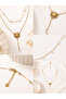 Clover Model Double Steel Necklace - 2