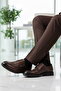 Brown Genuine Leather Men's Casual Shoes - 3