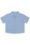 Basic Holiday Collar Shirt for 2-5 Years - Blue - 2