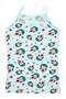 Girl's Aqua Green Cotton Underwear Set - 3