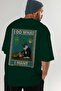 108 Cats for Cat Lovers Printed Green Oversize T-Shirt 100% Cotton Unisex Cat Lover Premium Design - 7
