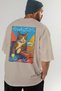 For the Love of Cats 62 Cats Printed Beige Oversize T-Shirt 100% Cotton Unisex Cat Lover Premium Design - 7