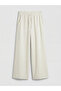 Lcw Kids Gray Linen Blend Girls' Pants and Blouse - 5