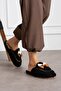 Comfortable Winter Women's Home Slippers Stylish Slippers for Guest Use Black - 2