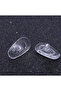 Screw-On Silicone Eyeglass Nose Pads Set – Transparent Non-Slip Nose Pad, Replacement Eyeglass Plate and Screw Set 4 Pairs - 2