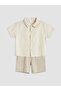 I Striped Baby Boy Gabardine Shorts Set from Freezen Store - 2