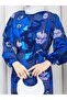Dream Patterned Full-Length Cotton Jesica Fabric Dress - 4