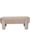 Supra Bench | Multi-Functional Stool | Upholstered Footrest Without Storage L125xW50xH43.5cm -Beige - 3