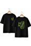 No Pain No Gain Back and Front Chest Printed 100% Cotton Oversize Loose Regular Fit Crew Neck T-Shirt