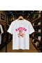 Happier Printed 100% Cotton Oversize Loose Regular Fit Crew Neck T-Shirt