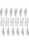 12 Piece Stainless Steel Dinner Forks, 17 cm Silverware Fork Set, Food Grade Heavy Duty Cutlery, Mirror Polished, Dishwasher Safe for Home Kitchen Restaurant