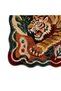 Sdt Mystical Tiger and Leaf Pattern Tile Toned Orange Exotic Woven Base Decorative Carpet Sdt1512 - 5
