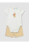 Baby Set - Ecru - Plain - 3