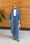 Women's Sequin Embroidered Bat Sleeve Denim Set