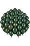 Winter Green Color Latex Retro Balloon (30 cm) - 50 Pieces