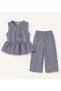 Girl's Bella Bow Detailed Top and Bottom Set 12799