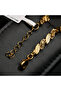 Gold-Tone Leaf Link Bracelet for Women, Textured and Openwork Leaf Design with Adjustable Chain Closure - 5