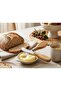 Stainless Steel Butter Knife with Wooden Handle - Spatula for Spreading Jam, Chocolate, and Cheese - 3