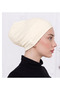 Snap-On Underwear, Seamless, Non-Slip, Elastic, Women's Hijab, Practical Snap-On Underwear, Cream - 2