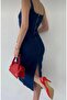 Women's Lycra Denim Dress Summer Long - 2