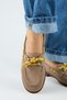 Monica Women's Genuine Leather Colorful Lace-Up Mink Shoes - 7