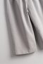 Linen / Cotton Loose Fit Unisex Kids' Trousers (Grey) - 3