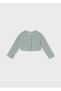 Baby Girl Mercerized Cardigan Green
