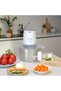 2L Electric Chopper & Peeler, Rechargeable Food Chopper for Meat, Vegetables, Fruits, Nuts - 2