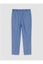New Season Indigo Elastic Waist Mom Fit Women's Jean Trousers - 2