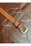 Lend Lia Model Buckle Jacket Belt Dress Belt Trouser Belt - 2