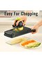 14 in 1 Vegetable Chopper and Onion Chopper - Multifunctional Food Chopper, Kitchen Vegetable Slicer Dicer Cutter - 6