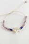Star Pearl Crystal Macrame Rope Bracelet - 2