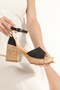 Frm 706 Ankle-Adjustable Buckle Detailed Wedge Heeled Sandals - 4