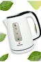 Electric Kettle | 1.7L White Kettle with Auto Lid-Opening, Dual Water Gauge & Heat Plate Indicator (ME-KT1108PW) - 3