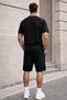 Unisex Blessed Summer Double Set Oversize T-Shirt and Shorts Set - 4