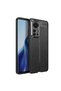 Xiaomi Mi 12 Pro Case with Camera Protection Leather Patterned Lux Niss Silicone