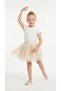 Girl's Rose Bouquet Embroidered Tulle Skirt 2-Piece Set 2-5 Years Old - 5