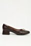 Brown Women's Heeled Shoes Pc-55144