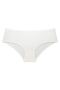 3-pack women's high-waisted bato panties - white, cream, powder - 3