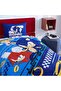 Licensed Sonic Blue Cotton Children's Bedspread Set (160X230) - 2