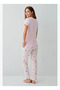 Rolypoly rp3810-s women's short sleeve pajama set - 4