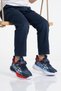 Navy Blue-Red Children's Sports Shoes Marco Kids 26Y303 P - 3